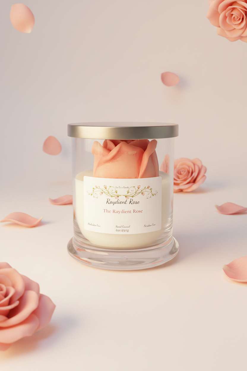 The Raydient Rose - our signature candle