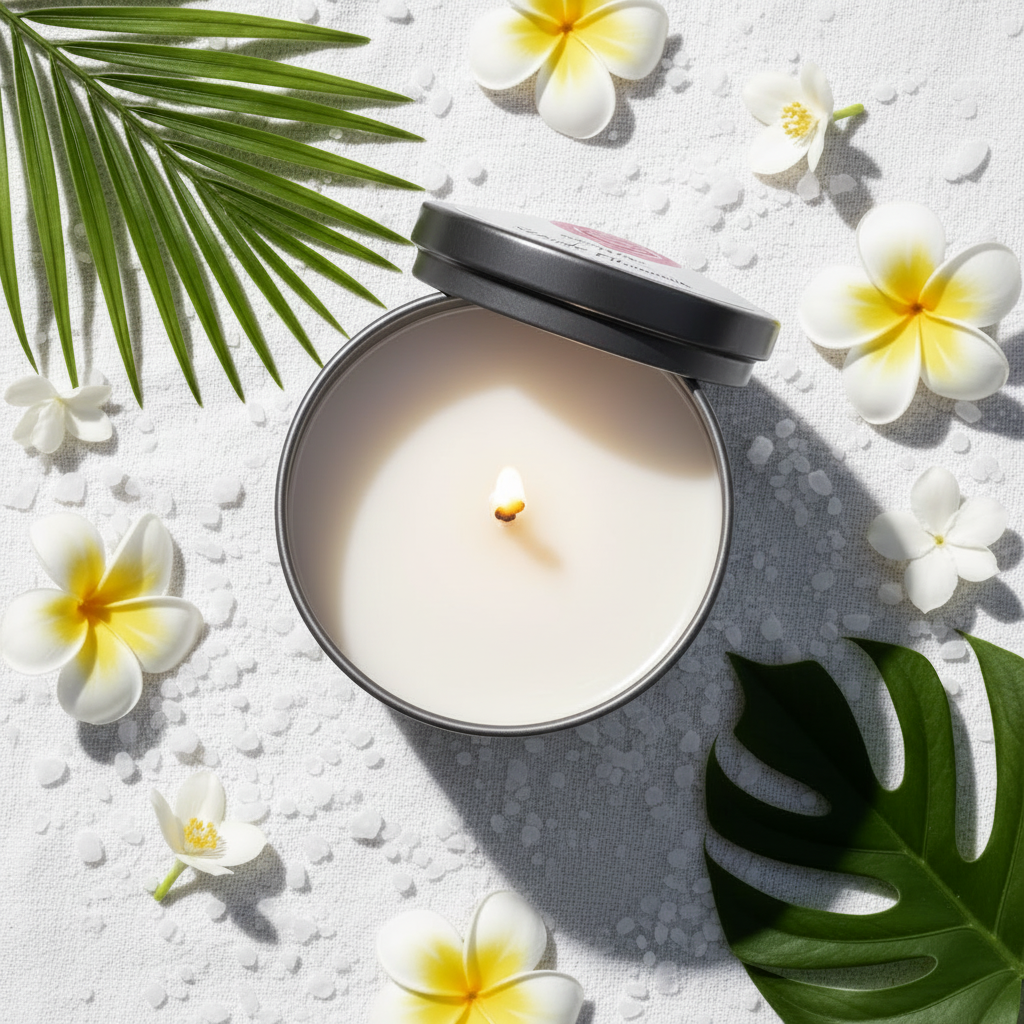 Seaside Plumeria Top View Corrected