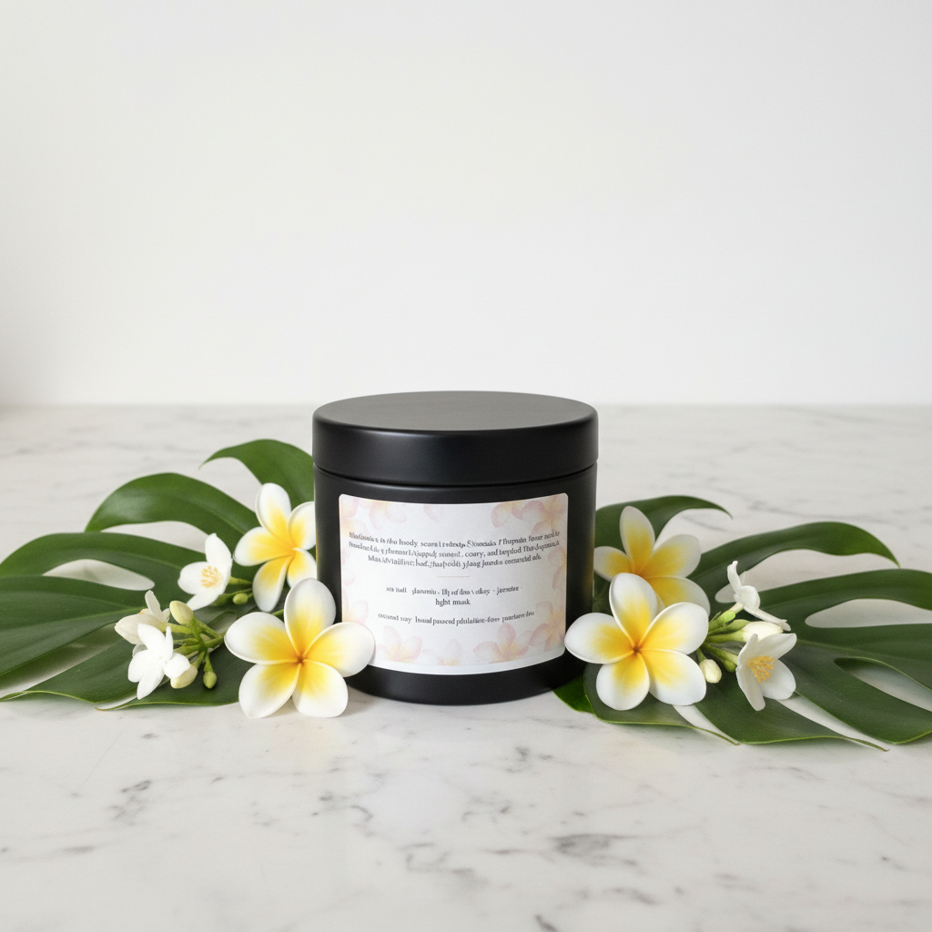 Seaside Plumeria with Real Label