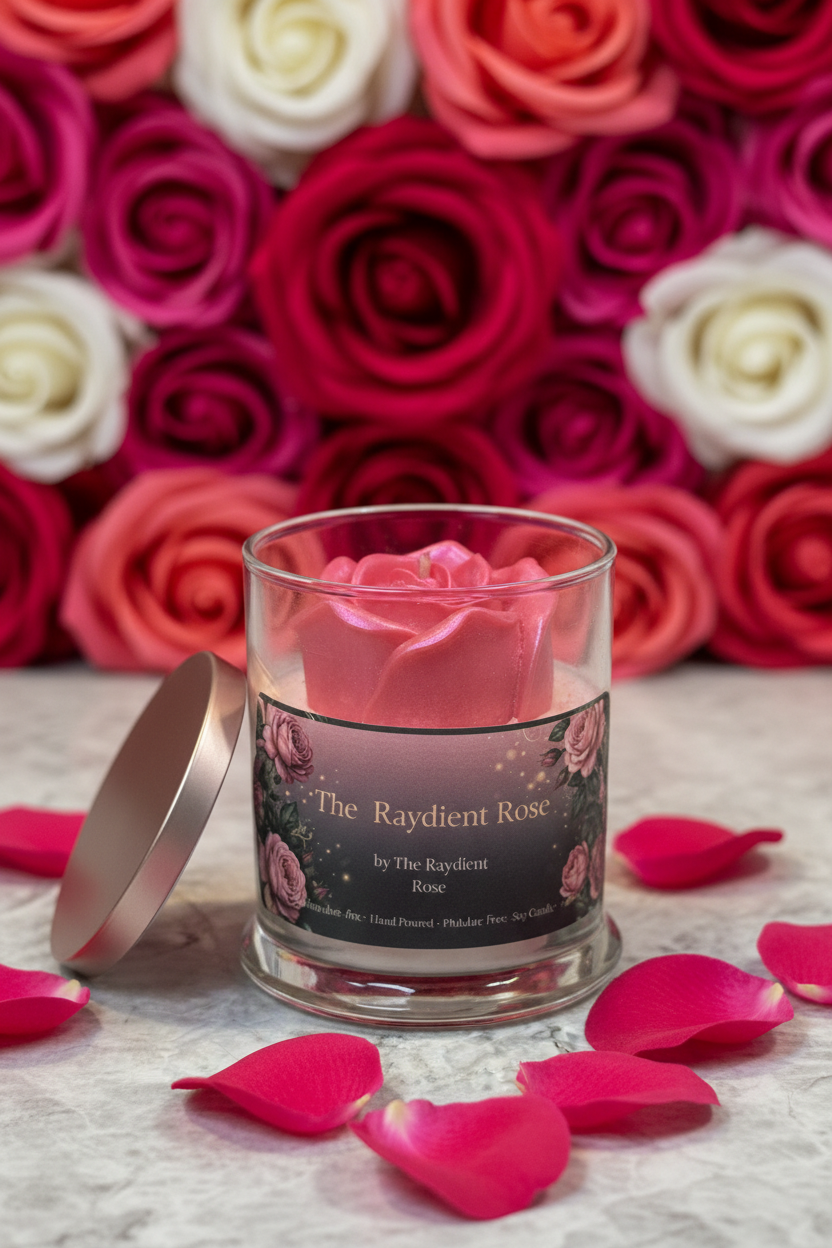 The Raydient Rose - Deep Pink Coral Professional Shot