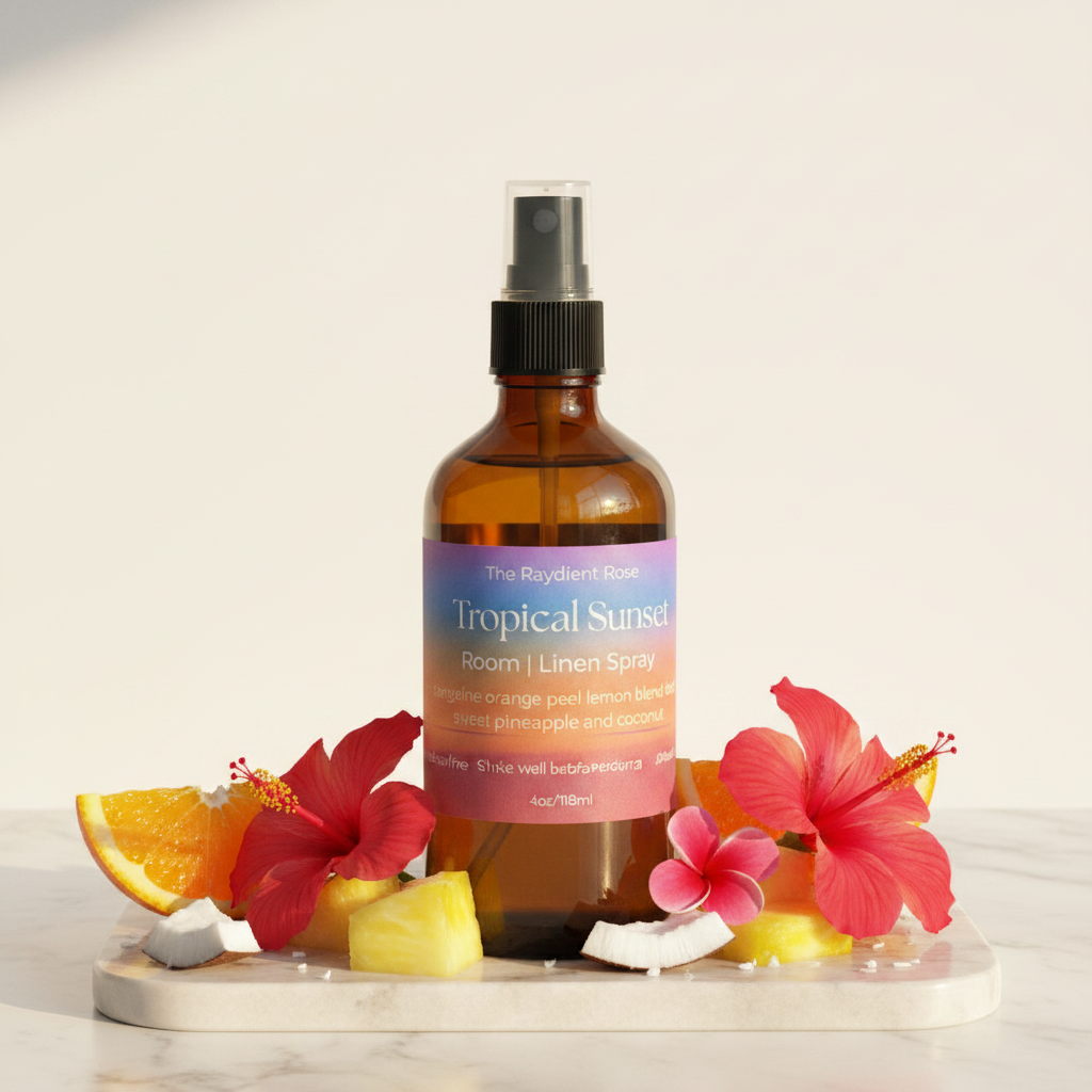 Tropical Sunset Spray Front Shot