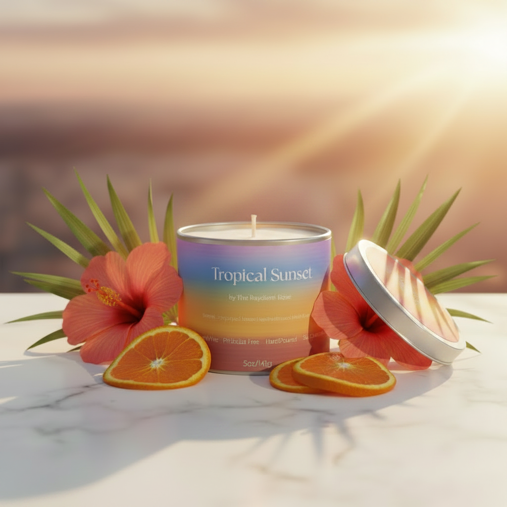 Tropical Sunset Unlit Front Shot