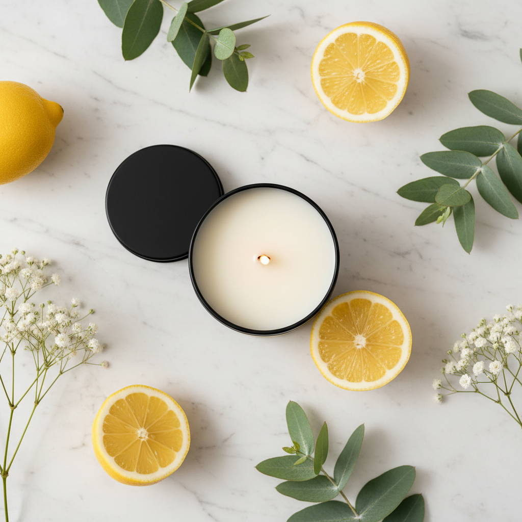 Whipped Limoncello Lit Top View